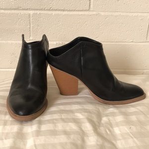 Black ankle booties